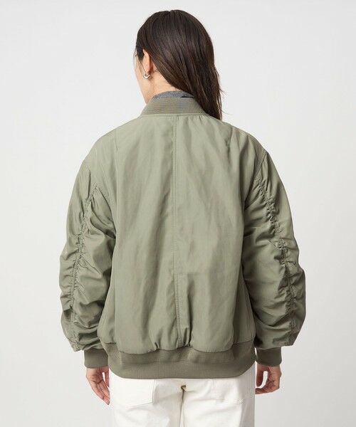 green label relaxing / グリーンレーベル リラクシング ブルゾン | ツイル コクーン MA-1 ウォッシャブル 撥水 吸湿発熱 | 詳細7