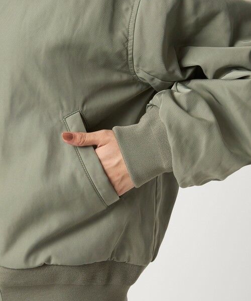 green label relaxing / グリーンレーベル リラクシング ブルゾン | ツイル コクーン MA-1 ウォッシャブル 撥水 吸湿発熱 | 詳細11