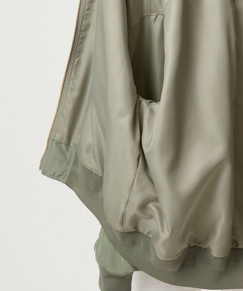 green label relaxing / グリーンレーベル リラクシング ブルゾン | ツイル コクーン MA-1 ウォッシャブル 撥水 吸湿発熱 | 詳細13