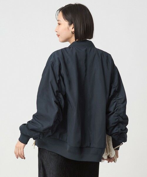 green label relaxing / グリーンレーベル リラクシング ブルゾン | ツイル コクーン MA-1 ウォッシャブル 撥水 吸湿発熱 | 詳細18