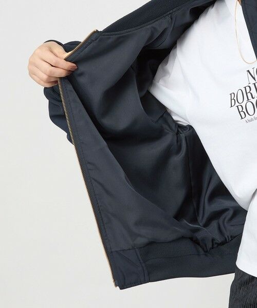 green label relaxing / グリーンレーベル リラクシング ブルゾン | ツイル コクーン MA-1 ウォッシャブル 撥水 吸湿発熱 | 詳細22