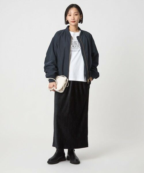 green label relaxing / グリーンレーベル リラクシング ブルゾン | ツイル コクーン MA-1 ウォッシャブル 撥水 吸湿発熱 | 詳細20