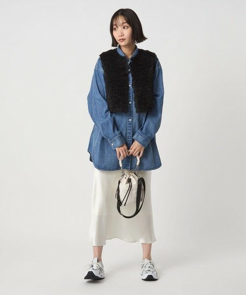 green label relaxing / グリーンレーベル リラクシング ベスト | ＜VINCENT PRADIER＞フェイクファー ベスト | 詳細2