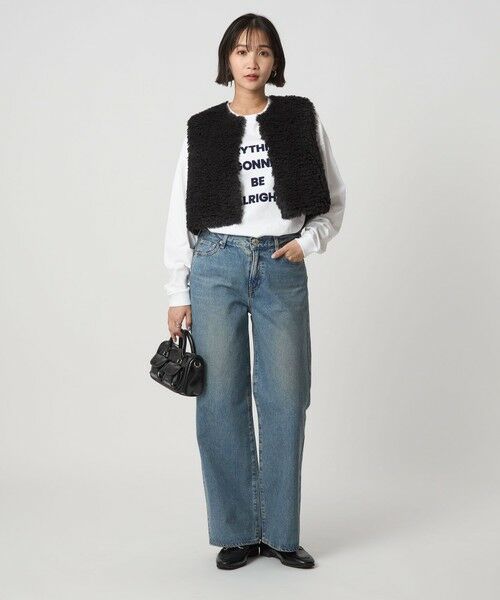 green label relaxing / グリーンレーベル リラクシング ベスト | ＜VINCENT PRADIER＞フェイクファー ベスト | 詳細4