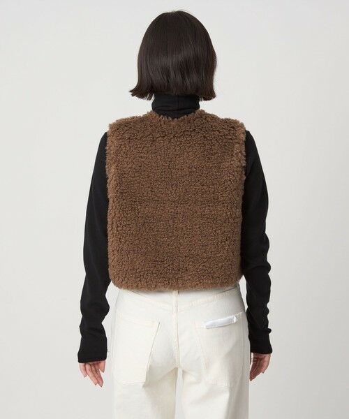 green label relaxing / グリーンレーベル リラクシング ベスト | ＜VINCENT PRADIER＞フェイクファー ベスト | 詳細15