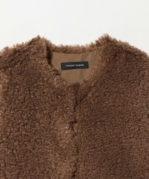 green label relaxing / グリーンレーベル リラクシング ベスト | ＜VINCENT PRADIER＞フェイクファー ベスト | 詳細18