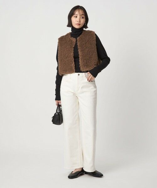 green label relaxing / グリーンレーベル リラクシング ベスト | ＜VINCENT PRADIER＞フェイクファー ベスト | 詳細11