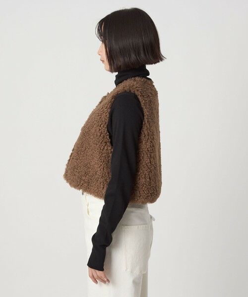 green label relaxing / グリーンレーベル リラクシング ベスト | ＜VINCENT PRADIER＞フェイクファー ベスト | 詳細14