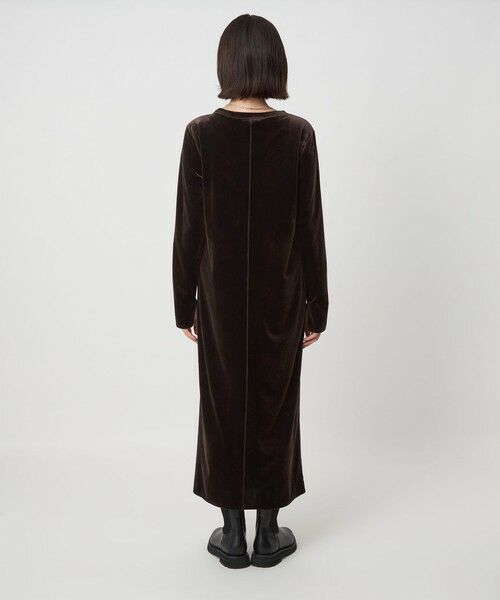 green label relaxing / グリーンレーベル リラクシング ロング・マキシ丈ワンピース | ベロア ワンピース | 詳細11