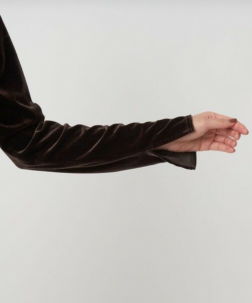 green label relaxing / グリーンレーベル リラクシング ロング・マキシ丈ワンピース | ベロア ワンピース | 詳細14