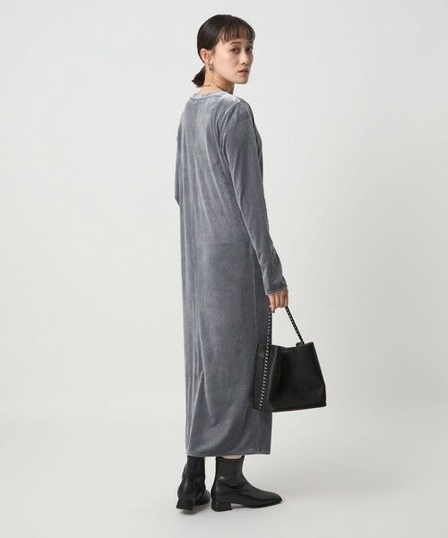 green label relaxing / グリーンレーベル リラクシング ロング・マキシ丈ワンピース | ベロア ワンピース | 詳細19