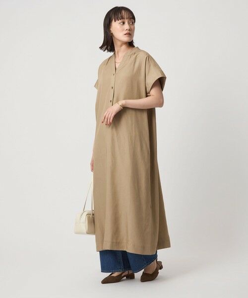 green label relaxing / グリーンレーベル リラクシング ロング・マキシ丈ワンピース | スキッパー ワンピース 2 撥水 | 詳細10