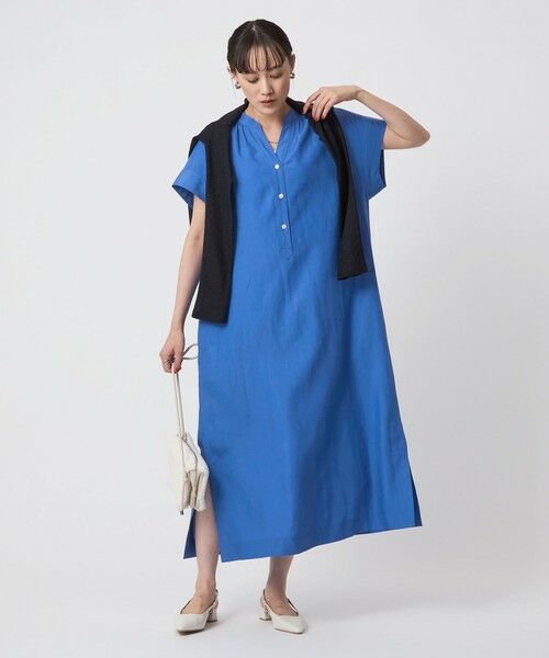 green label relaxing / グリーンレーベル リラクシング ロング・マキシ丈ワンピース | スキッパー ワンピース 2 撥水 | 詳細12