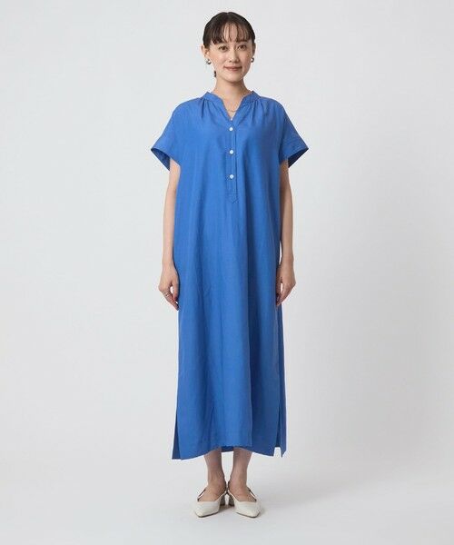 green label relaxing / グリーンレーベル リラクシング ロング・マキシ丈ワンピース | スキッパー ワンピース 2 撥水 | 詳細15