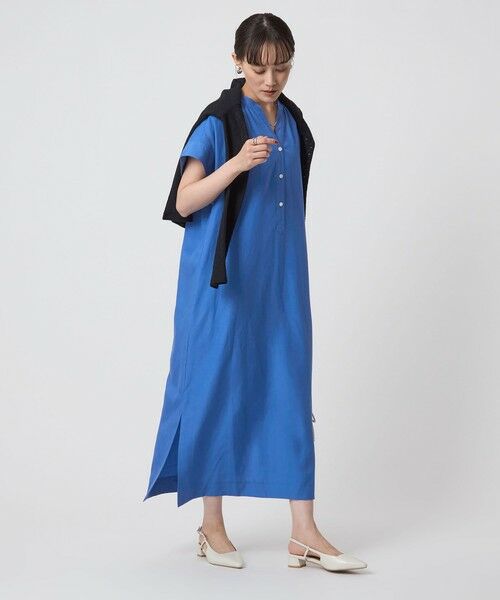 green label relaxing / グリーンレーベル リラクシング ロング・マキシ丈ワンピース | スキッパー ワンピース 2 撥水 | 詳細14