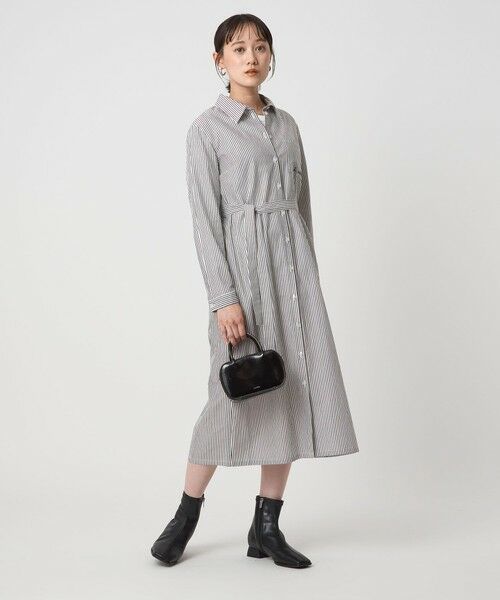 green label relaxing / グリーンレーベル リラクシング ロング・マキシ丈ワンピース | ＜To b. by agnes b.コラボ＞エンブロイダリー シャツ ワンピース | 詳細2