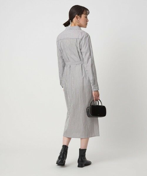 green label relaxing / グリーンレーベル リラクシング ロング・マキシ丈ワンピース | ＜To b. by agnes b.コラボ＞エンブロイダリー シャツ ワンピース | 詳細4