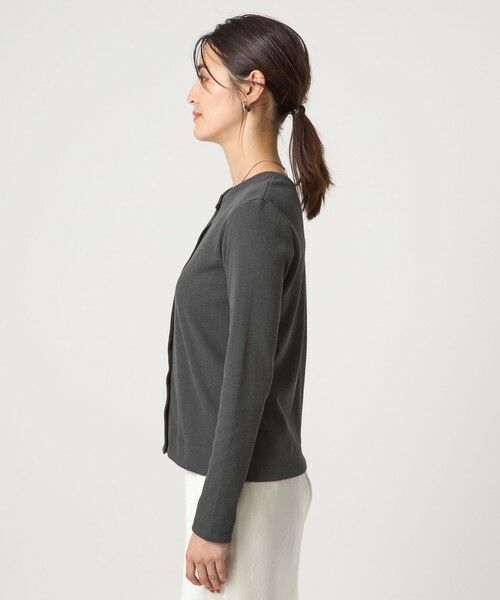 green label relaxing / グリーンレーベル リラクシング カーディガン・ボレロ | メランジ ブークレ 2WAY カーディガン | 詳細5
