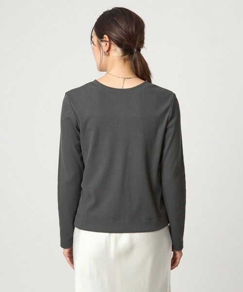 green label relaxing / グリーンレーベル リラクシング カーディガン・ボレロ | メランジ ブークレ 2WAY カーディガン | 詳細6