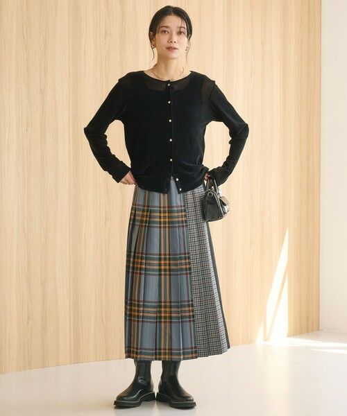 green label relaxing / グリーンレーベル リラクシング カーディガン・ボレロ | 【結論シリーズ】極みシアーフロッキーカーデ | 詳細2