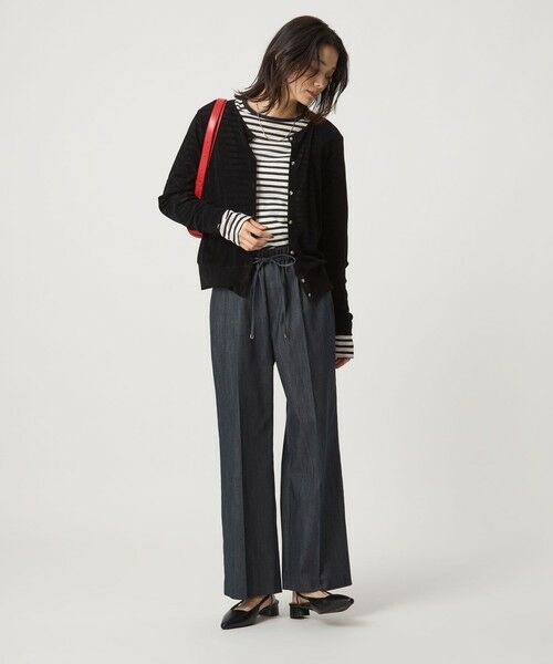 green label relaxing / グリーンレーベル リラクシング カーディガン・ボレロ | 【結論シリーズ】極みシアーフロッキーカーデ | 詳細5