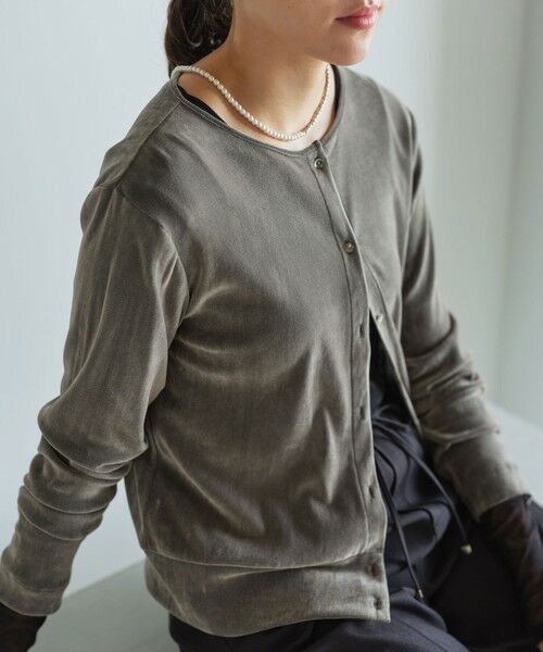 green label relaxing / グリーンレーベル リラクシング カーディガン・ボレロ | 【結論シリーズ】極みシアーフロッキーカーデ | 詳細8