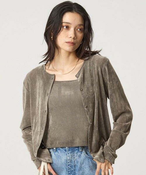 green label relaxing / グリーンレーベル リラクシング カーディガン・ボレロ | 【結論シリーズ】極みシアーフロッキーカーデ | 詳細12