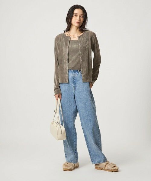 green label relaxing / グリーンレーベル リラクシング カーディガン・ボレロ | 【結論シリーズ】極みシアーフロッキーカーデ | 詳細14