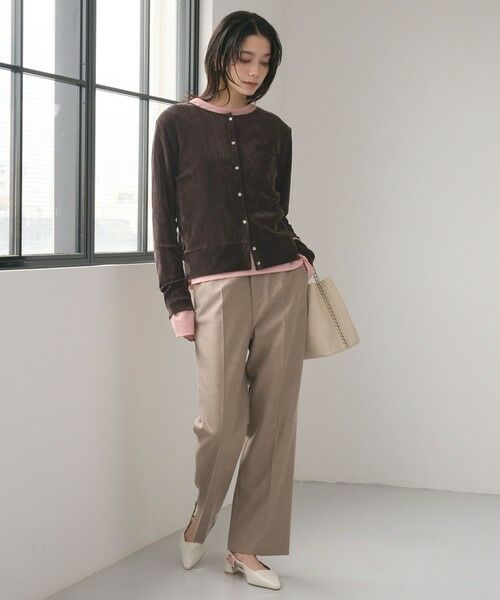 green label relaxing / グリーンレーベル リラクシング カーディガン・ボレロ | 【結論シリーズ】極みシアーフロッキーカーデ | 詳細17