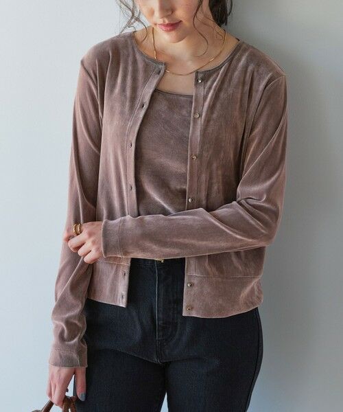 green label relaxing / グリーンレーベル リラクシング カーディガン・ボレロ | 【結論シリーズ】極みシアーフロッキーカーデ | 詳細21