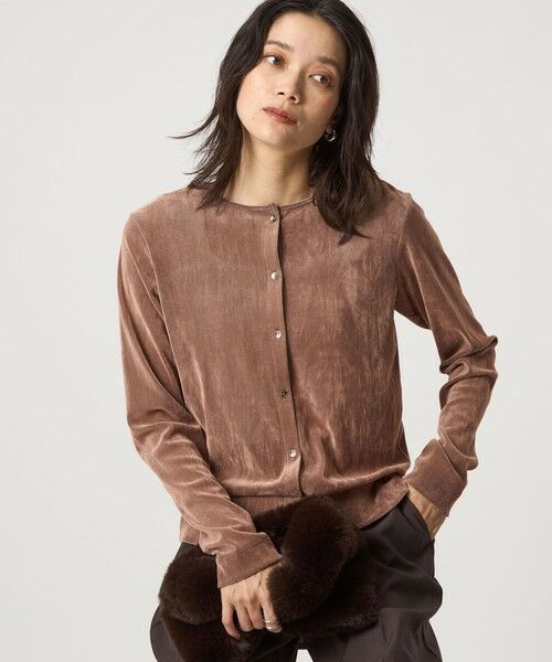 green label relaxing / グリーンレーベル リラクシング カーディガン・ボレロ | 【結論シリーズ】極みシアーフロッキーカーデ | 詳細27