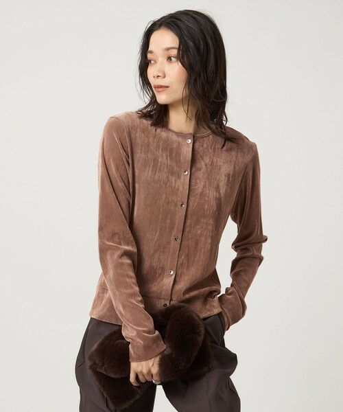 green label relaxing / グリーンレーベル リラクシング カーディガン・ボレロ | 【結論シリーズ】極みシアーフロッキーカーデ | 詳細28