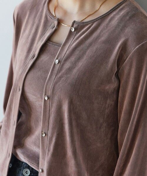 green label relaxing / グリーンレーベル リラクシング カーディガン・ボレロ | 【結論シリーズ】極みシアーフロッキーカーデ | 詳細23