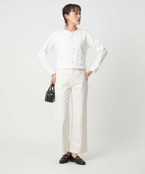 green label relaxing / グリーンレーベル リラクシング カーディガン・ボレロ | ＜To b. by agnes b.コラボ＞ドットボタン カーディガン | 詳細3