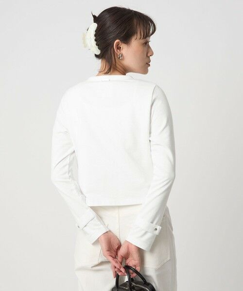 green label relaxing / グリーンレーベル リラクシング カーディガン・ボレロ | ＜To b. by agnes b.コラボ＞ドットボタン カーディガン | 詳細2