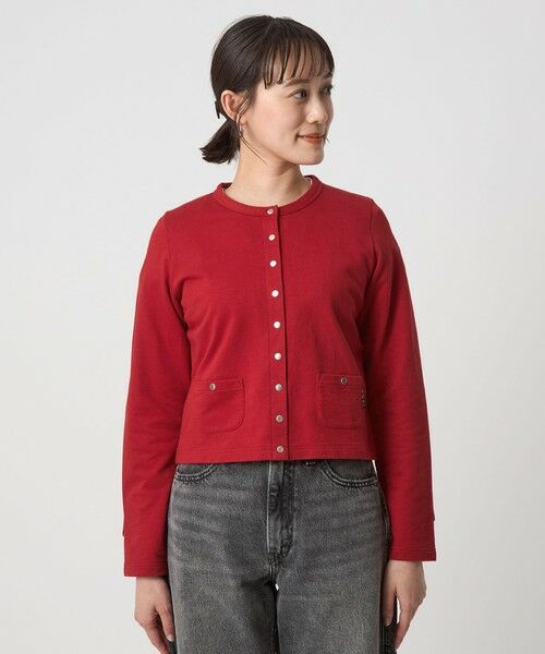 green label relaxing / グリーンレーベル リラクシング カーディガン・ボレロ | ＜To b. by agnes b.コラボ＞ドットボタン カーディガン | 詳細22