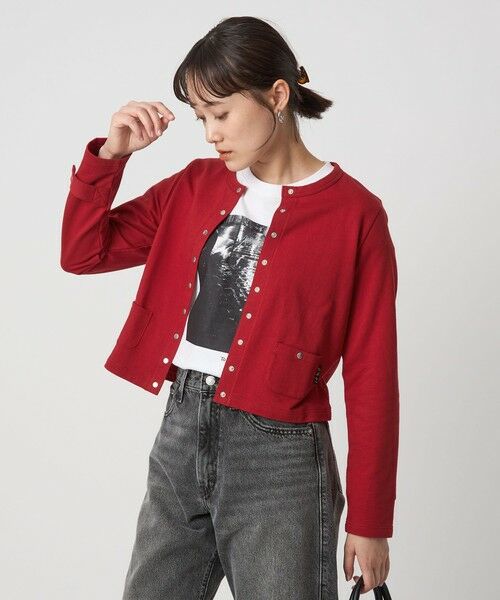 green label relaxing / グリーンレーベル リラクシング カーディガン・ボレロ | ＜To b. by agnes b.コラボ＞ドットボタン カーディガン | 詳細17