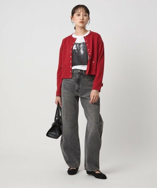 green label relaxing / グリーンレーベル リラクシング カーディガン・ボレロ | ＜To b. by agnes b.コラボ＞ドットボタン カーディガン | 詳細20