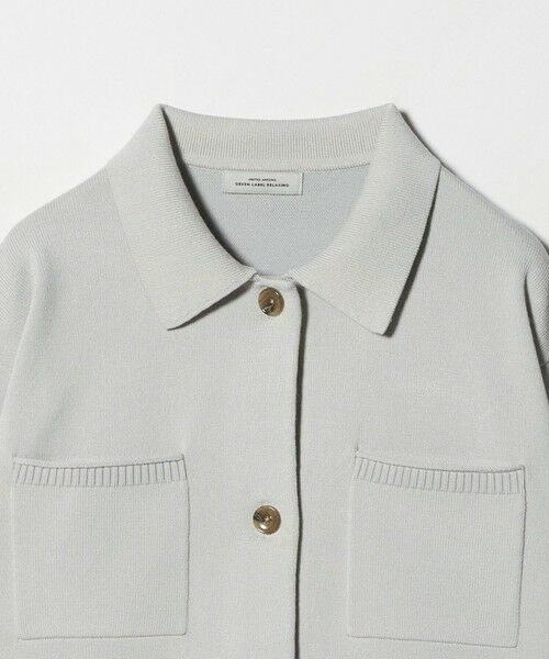 green label relaxing / グリーンレーベル リラクシング カーディガン・ボレロ | ポロニット カーディガン ウォッシャブル | 詳細6