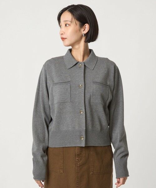 green label relaxing / グリーンレーベル リラクシング カーディガン・ボレロ | ポロニット カーディガン ウォッシャブル | 詳細11