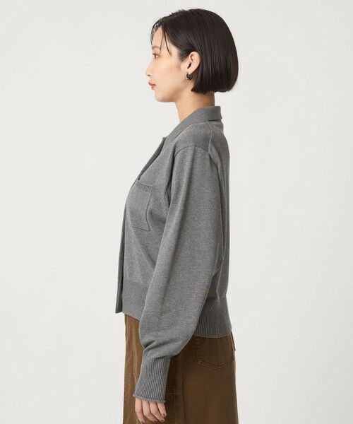 green label relaxing / グリーンレーベル リラクシング カーディガン・ボレロ | ポロニット カーディガン ウォッシャブル | 詳細12