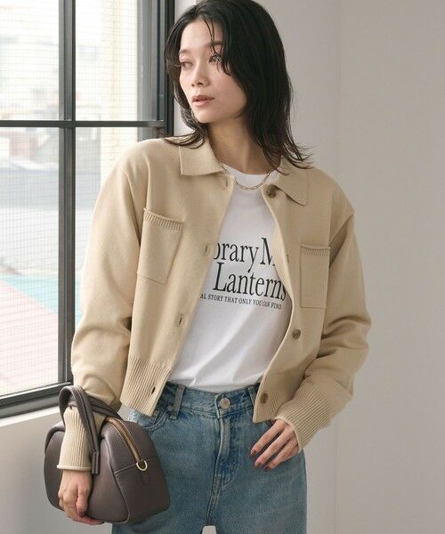 green label relaxing / グリーンレーベル リラクシング カーディガン・ボレロ | ポロニット カーディガン ウォッシャブル | 詳細19