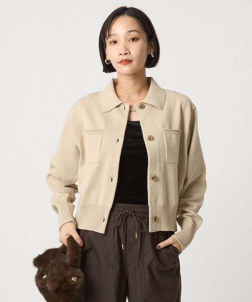 green label relaxing / グリーンレーベル リラクシング カーディガン・ボレロ | ポロニット カーディガン ウォッシャブル | 詳細23