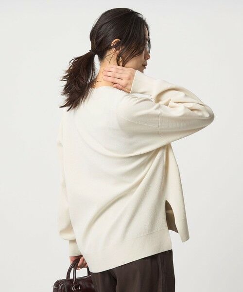 green label relaxing / グリーンレーベル リラクシング カーディガン・ボレロ | パフニット カーディガン ウォッシャブル | 詳細2