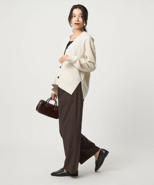 green label relaxing / グリーンレーベル リラクシング カーディガン・ボレロ | パフニット カーディガン ウォッシャブル | 詳細4