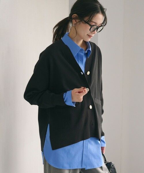 green label relaxing / グリーンレーベル リラクシング カーディガン・ボレロ | パフニット カーディガン ウォッシャブル | 詳細6