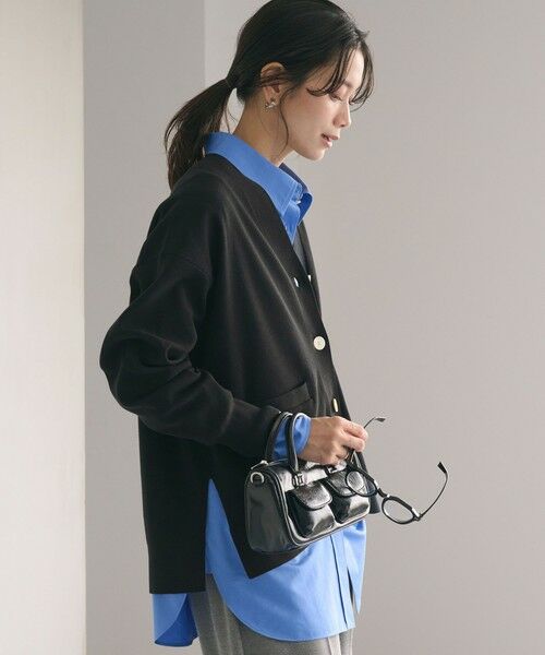 green label relaxing / グリーンレーベル リラクシング カーディガン・ボレロ | パフニット カーディガン ウォッシャブル | 詳細7