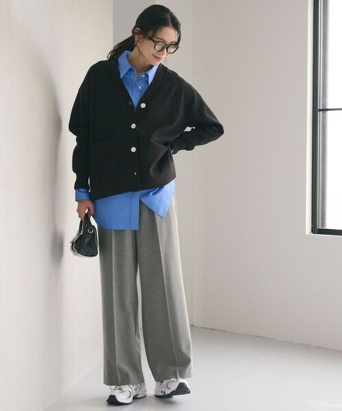 green label relaxing / グリーンレーベル リラクシング カーディガン・ボレロ | パフニット カーディガン ウォッシャブル | 詳細8