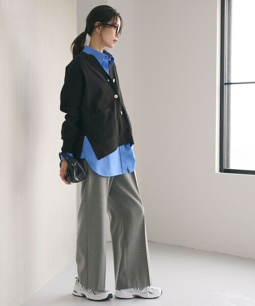 green label relaxing / グリーンレーベル リラクシング カーディガン・ボレロ | パフニット カーディガン ウォッシャブル | 詳細10