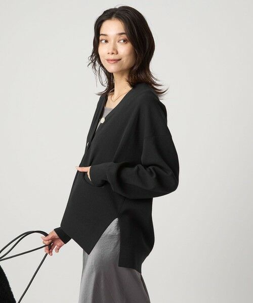 green label relaxing / グリーンレーベル リラクシング カーディガン・ボレロ | パフニット カーディガン ウォッシャブル | 詳細13